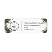 Elegant Custom Business Return Address Label ラベル (正面)