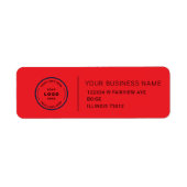 Elegant Custom Business Return Address Label ラベル (正面)