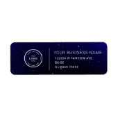 Elegant Custom Business Return Address Label ラベル (正面)