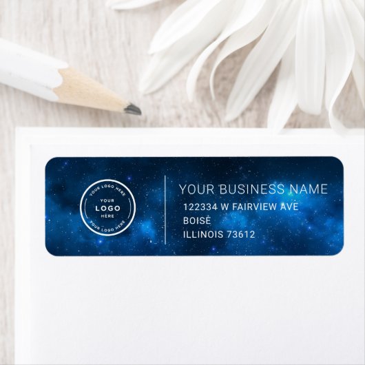 Elegant Custom Business Return Address Label ラベル (インサイチュ)