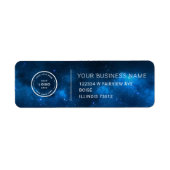 Elegant Custom Business Return Address Label ラベル (正面)