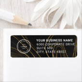 Elegant Custom Business Return Address Label ラベル (インサイチュ)