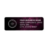 Elegant Custom Business Return Address Label ラベル (正面)
