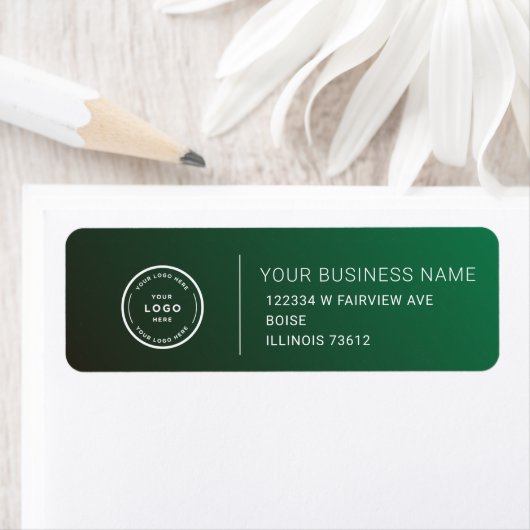 Elegant Custom Business Return Address Label ラベル (インサイチュ)