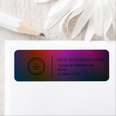 Elegant Custom Business Return Address Label ラベル (インサイチュ)