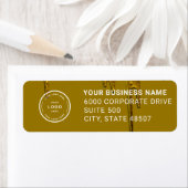 Elegant Custom Business Return Address Label ラベル (インサイチュ)