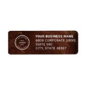 Elegant Custom Business Return Address Label ラベル (正面)