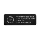 Elegant Custom Business Return Address Label ラベル (正面)