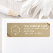 Elegant Custom Business Return Address Label ラベル (インサイチュ)