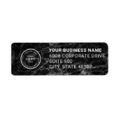 Elegant Custom Business Return Address Label ラベル (正面)