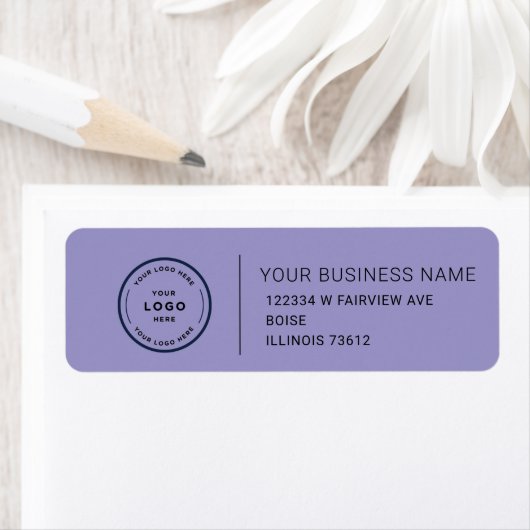 Elegant Custom Business Return Address Label ラベル (インサイチュ)
