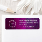 Elegant Custom Business Return Address Label ラベル (インサイチュ)