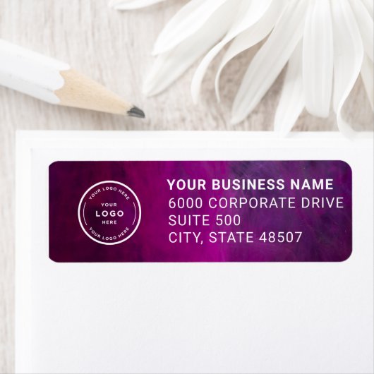 Elegant Custom Business Return Address Label ラベル (インサイチュ)