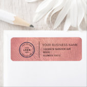 Elegant Custom Business Return Address Label ラベル (インサイチュ)