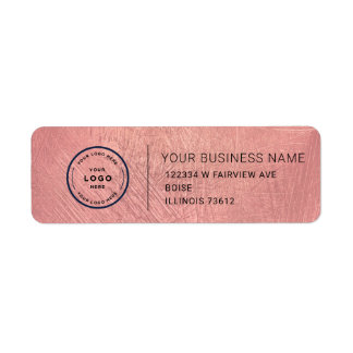 Elegant Custom Business Return Address Label ラベル