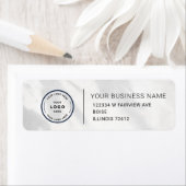 Elegant Custom Business Return Address Label ラベル (インサイチュ)