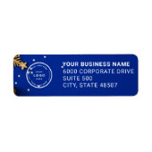 Elegant Custom Business Return Address Label ラベル (正面)