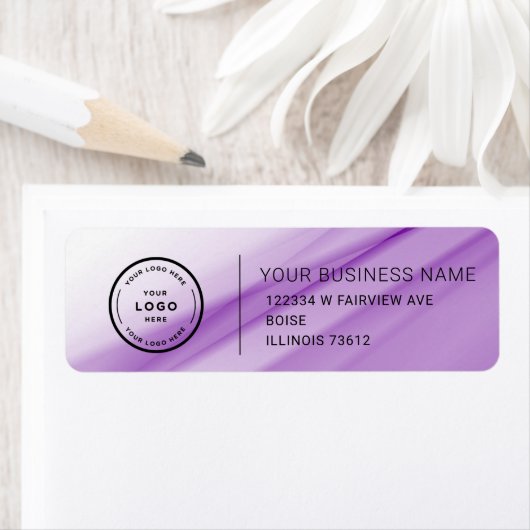 Elegant Custom Business Return Address Label ラベル (インサイチュ)