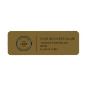 Elegant Custom Business Return Address Label ラベル (正面)