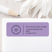 Elegant Custom Business Return Address Label ラベル (インサイチュ)