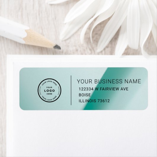 Elegant Custom Business Return Address Label ラベル (インサイチュ)
