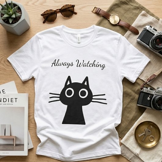 Elegant Custom Cat Mens Stylish Persona Tシャツ