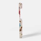 Elegant Custom Floral Photo iPhoneケース (左側面)