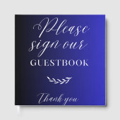 Elegant Custom Guest Book ゲストブック (正面)