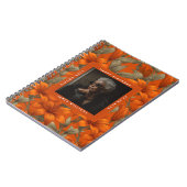 Elegant Custom Lilies Flower 90Th Birthday ノートブック (左側)