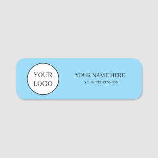 Elegant Custom Logo Employee Name Badge 名札
