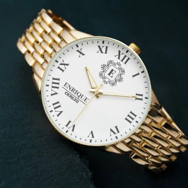 Elegant Custom Monogram Timeless Personalized Keep 腕時計