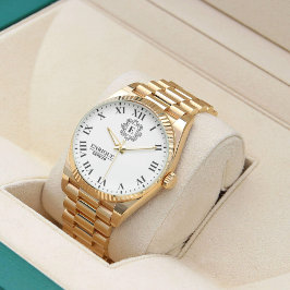 Elegant Custom Monogram Timeless Personalized Keep 腕時計