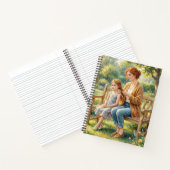 Elegant Custom Name Mother & Daughter Journal ノートブック (内部)