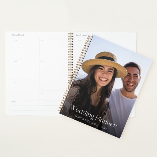 Elegant Custom Photo Wedding プランナー手帳 (ディスプレー)