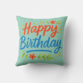 Elegant Custom Throw Pillow | Durable design クッション (裏面)