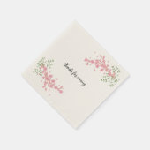 Elegant Custom Wedding Napkin スタンダードカクテルナプキン (角)