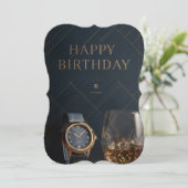 Elegant & Customizable Digital Birthday Invitation 招待状 (スタンド正面)