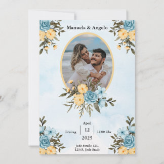 Elegant Customizable Wedding Invitation | Stylish 招待状