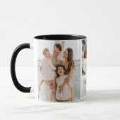 Elegant customized family collage mug マグカップ (左)