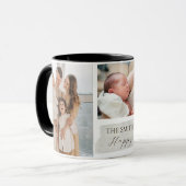 Elegant customized family collage mug マグカップ (正面左)