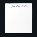 Elegant customized professional name notepad ノートパッド<br><div class="desc">Elegant customized professional name notepad</div>