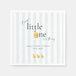 Elegant Cute Lemon Citrus Baby Shower スタンダードカクテルナプキン