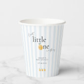 Elegant Cute Lemon Citrus Baby Shower 紙コップ (裏面)