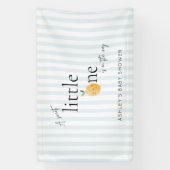 Elegant Cute Lemon Citrus Baby Shower Banner 横断幕 (縦)