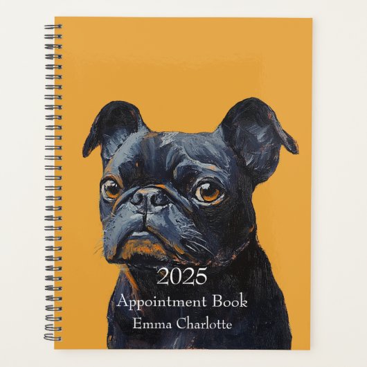 Elegant Cute Modern Personalizd Love Stylish gift プランナー手帳 (正面)