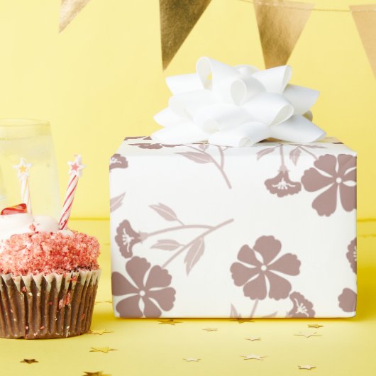 Elegant Dainty Florals Wrapping Paper Sheets ラッピングペーパー (誕生日パーティー)