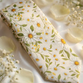 Elegant Daisy Floral Pattern ネクタイ