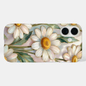 Elegant Daisy iPhone Case Floral Stained Glass Case-Mate iPhoneケース (裏面 (横))