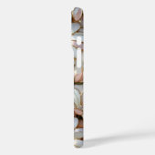 Elegant Daisy iPhone Case Stained Glass Ivory Gold Case-Mate iPhoneケース (裏面 / 左)