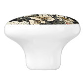 Elegant Dalmatian William Morris Inspired セラミックノブ (側面)